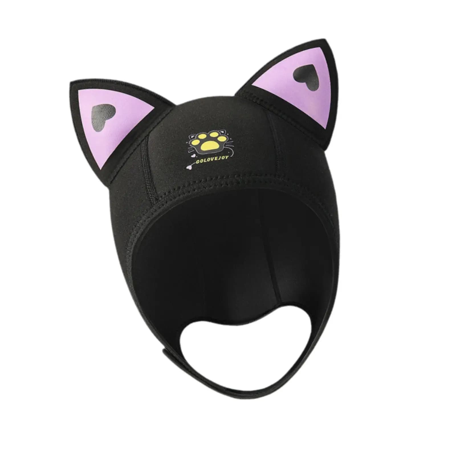 Cat Ears Diving Hood Neoprene Cartoon Swim Hat for Women Water Sports Canoe