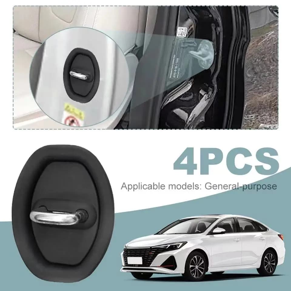Chiusura universale per portiera auto Cuscino in silicone antiurto Ammortizzatore muto Coperture protettive Accessori per chiusura portiera auto
