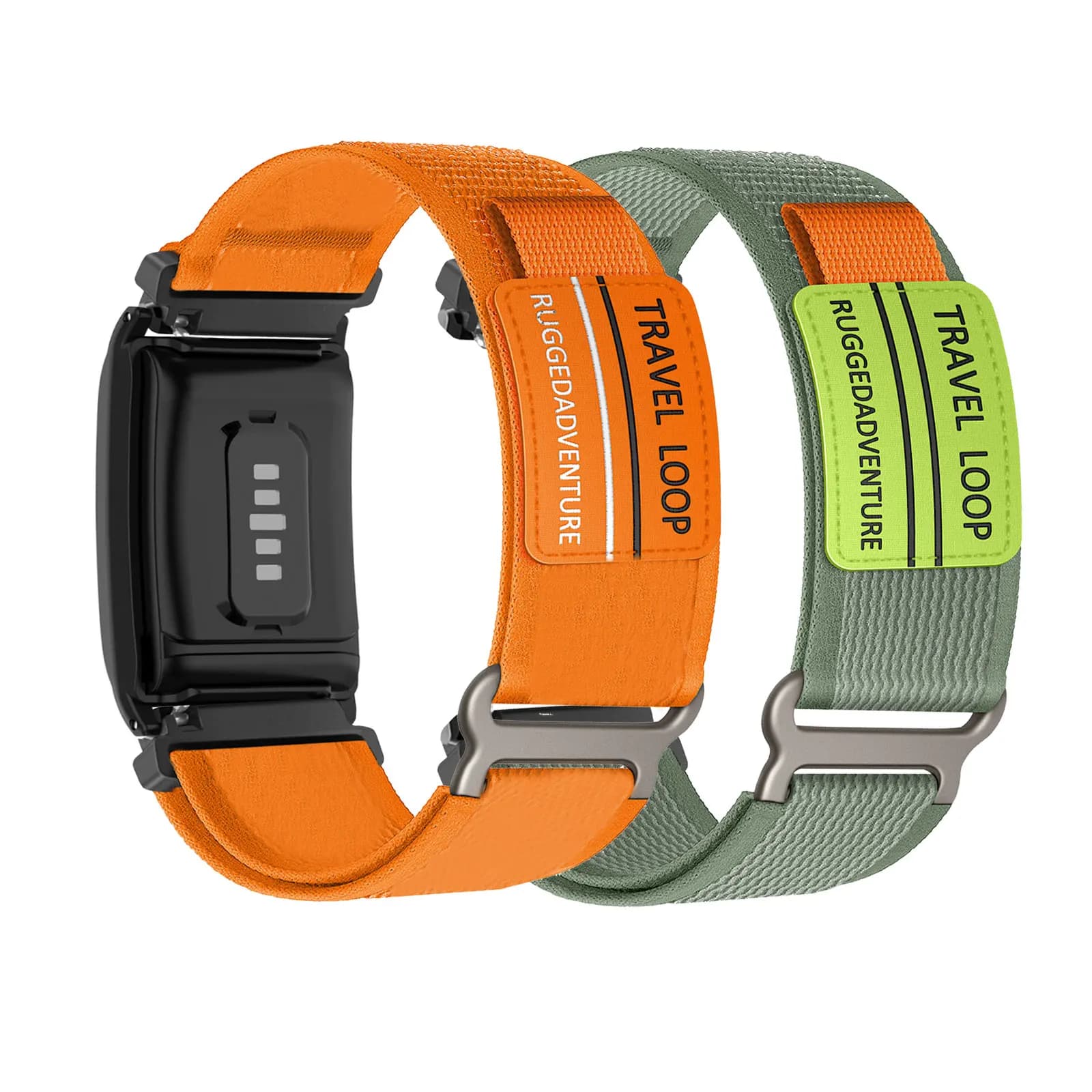 2 fascette in nylon con velcro per cinturino Whoop One/Peak/Life MG/5.0/4.0/3.0