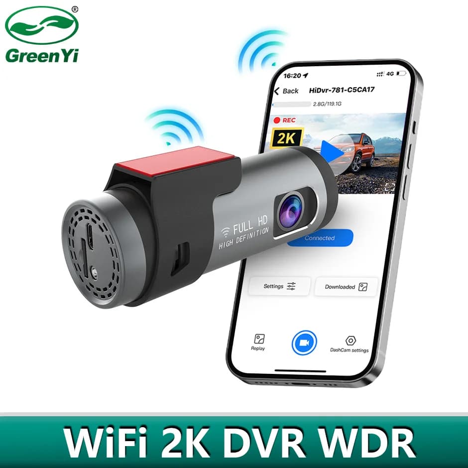 WIFI 5G Dash Cam HD DVR for car in 24H Parking Guard APP Night Vision Control WiFi APP Monitoring for all cars