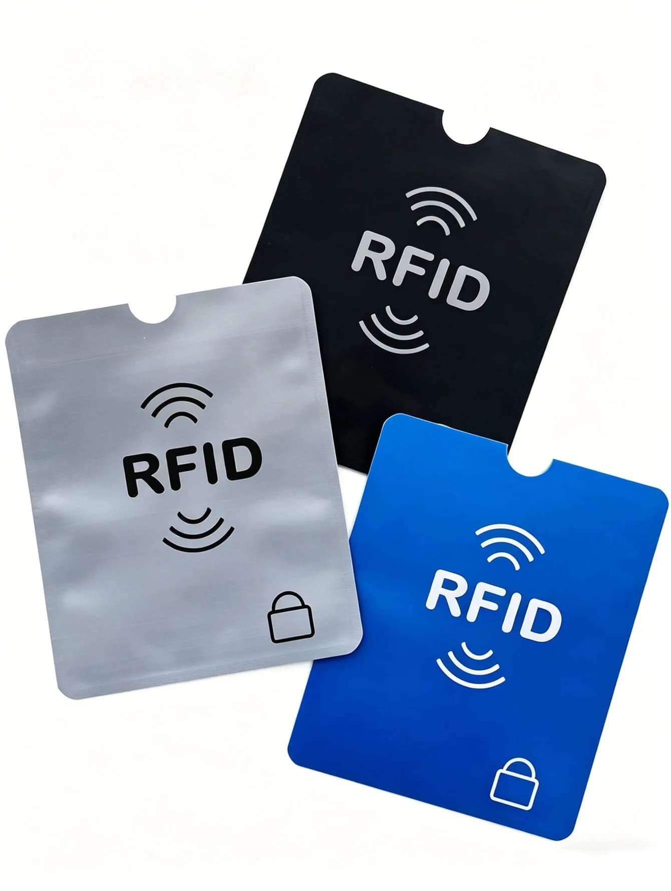 3pcs RFID Passport Shielding Card Cover - Anti theft, NFC Shielding ID and Credit Card Protector, Card Protection Cover