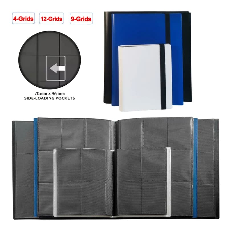 160/360/480 Cards Capacity Pocket Holder Binders Albums For Game Card Book Sleeve Holder Large-capacity Card Binder Notebook