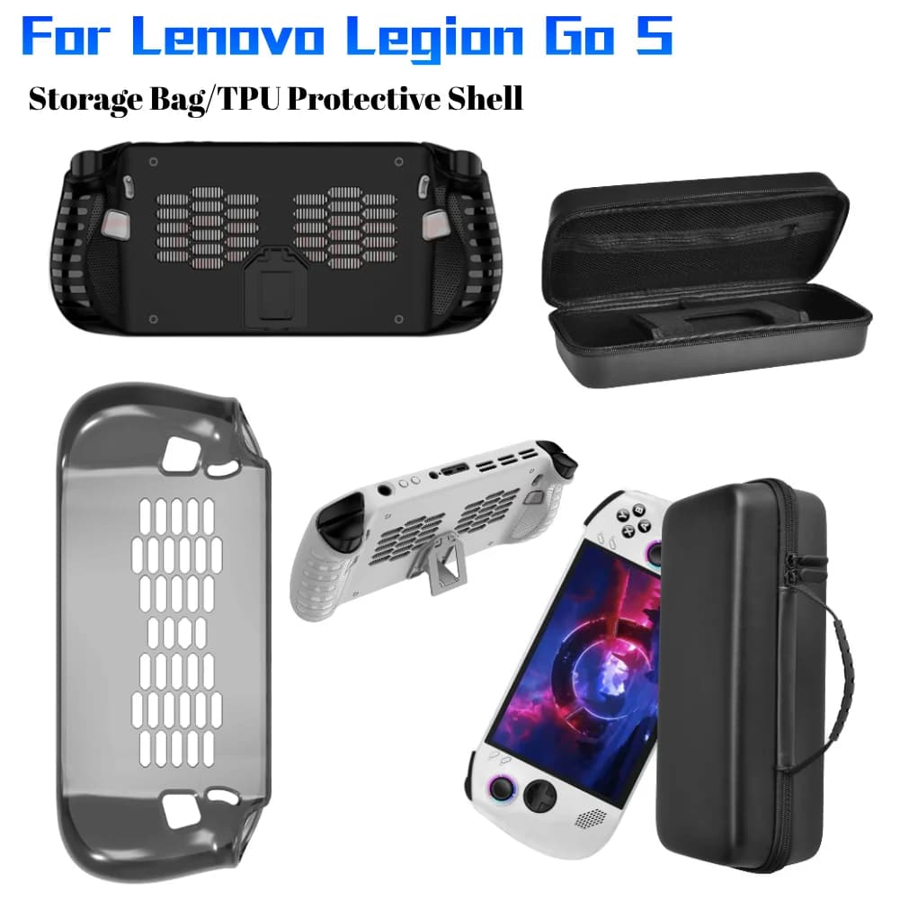 Per Lenovo Legion Go S Console di gioco Custodia rigida in EVA/Guscio protettivo in TPU Borsa da viaggio antigoccia Accessori per giochi
