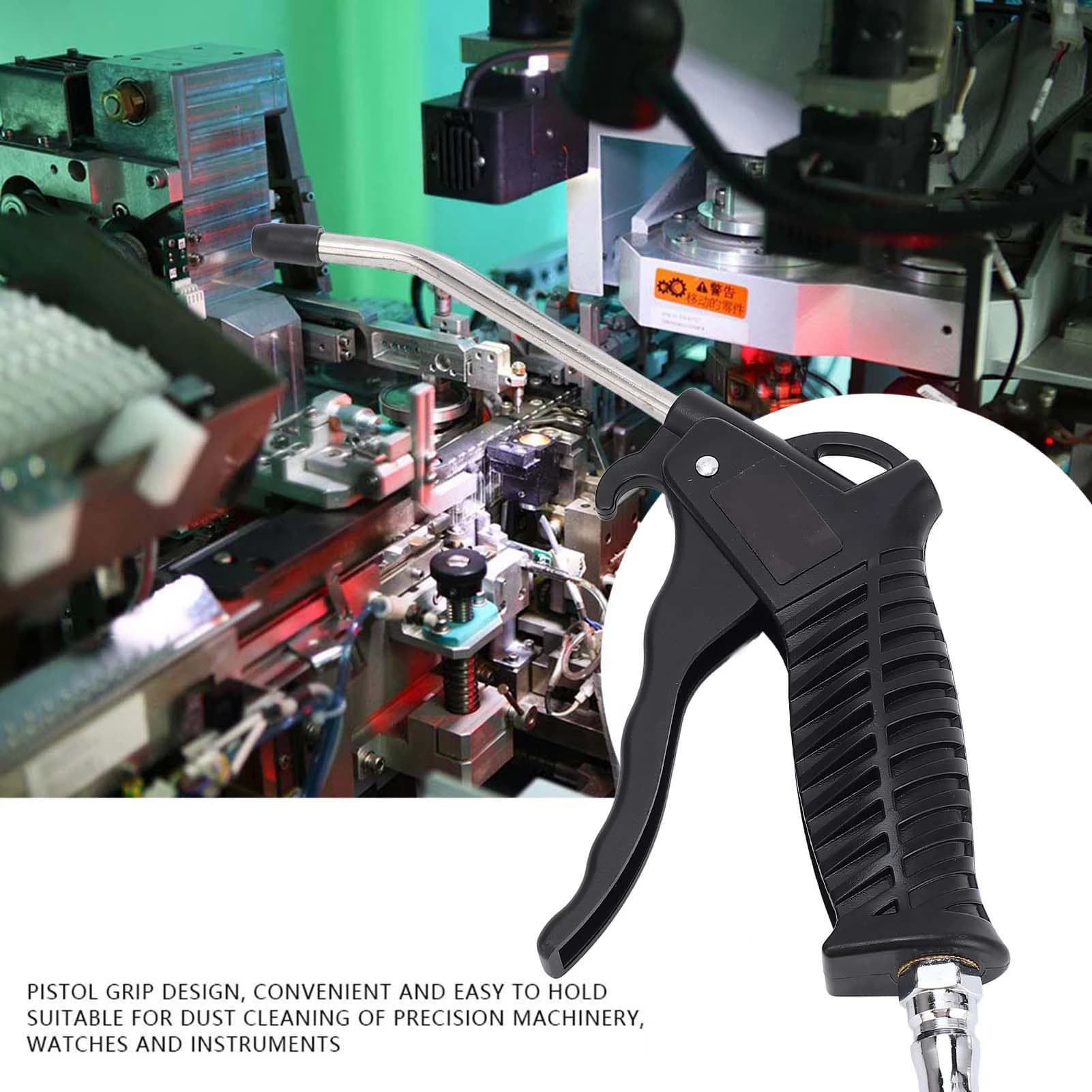 Set Pistola ad Aria Compressa Industriale in Acciaio Inox, Alta Pressione per Pulizia Automobilistica e Rimozione Polvere