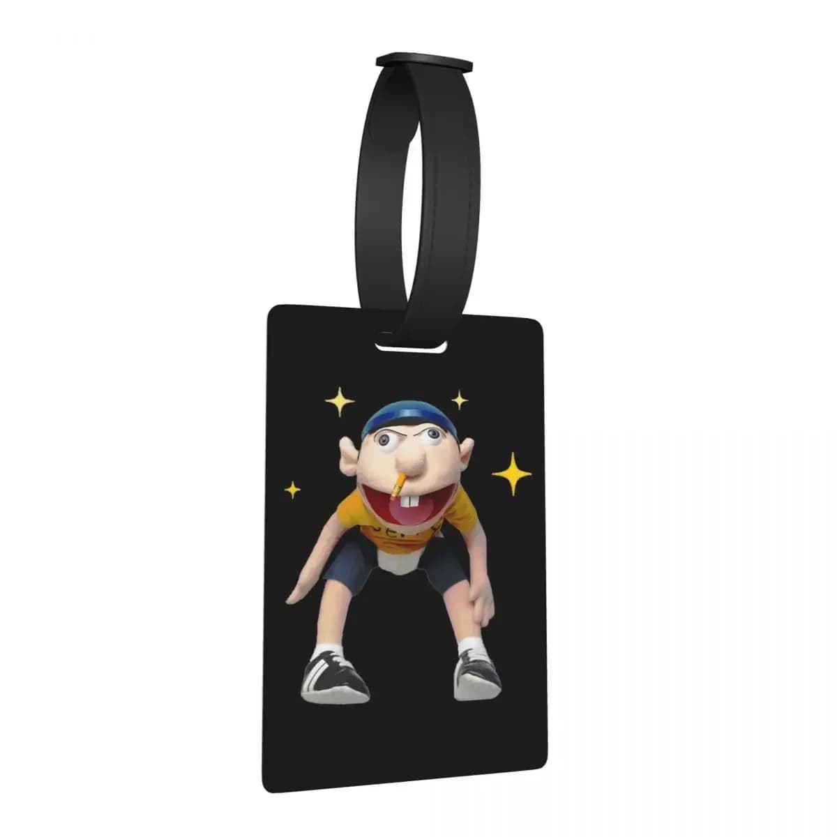 Sml Jeffy Rapper Etichette per bagagli Accessori per valigie Viaggio Bagagli portatili Etichetta d'imbarco Porta etichette ID Nome Indirizzo