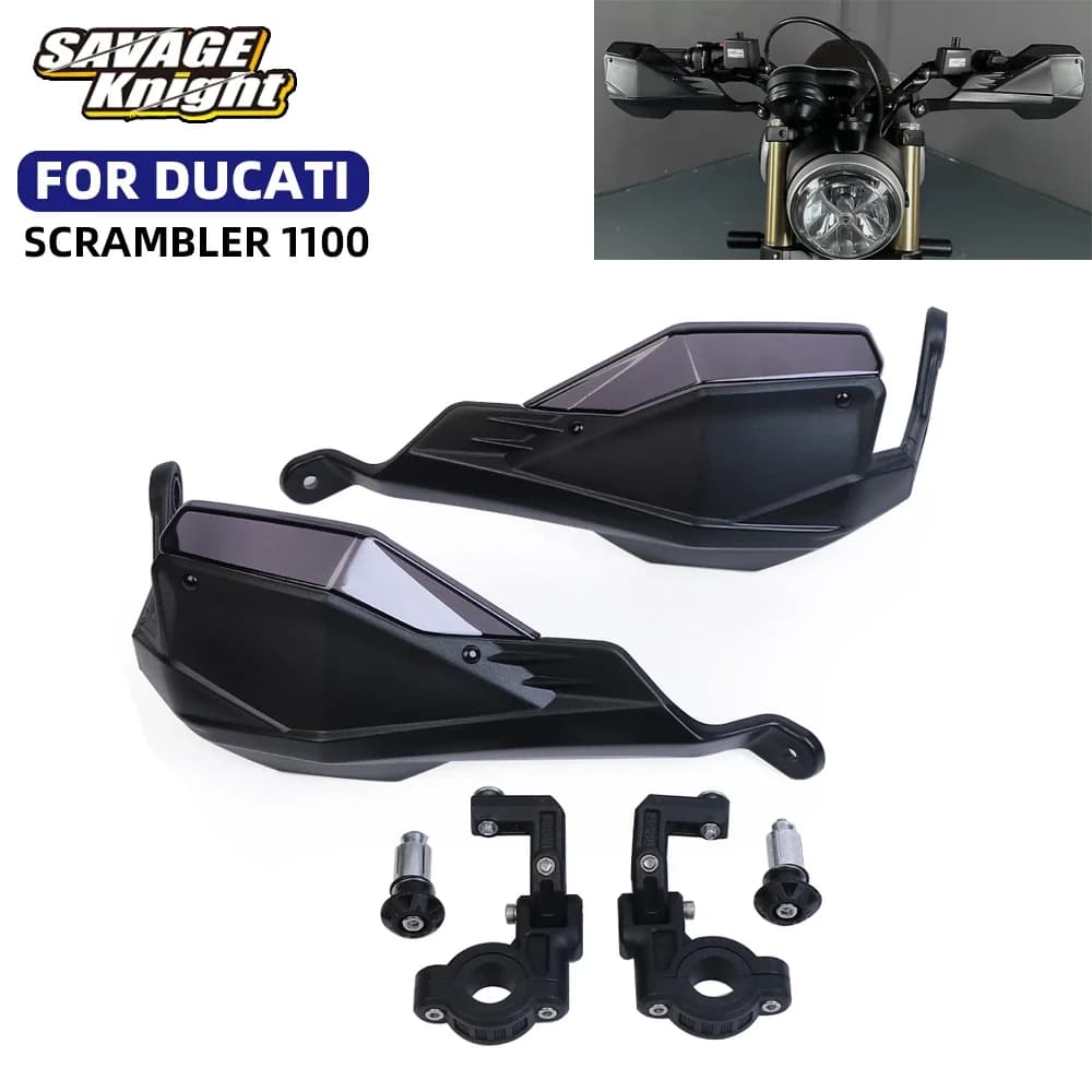 Manubrio Paramani Scudo Per DUCATI Scrambler 1100 Sport Dark Tribute Pro Speciale Moto Protezione Della Mano Protezione Accessori