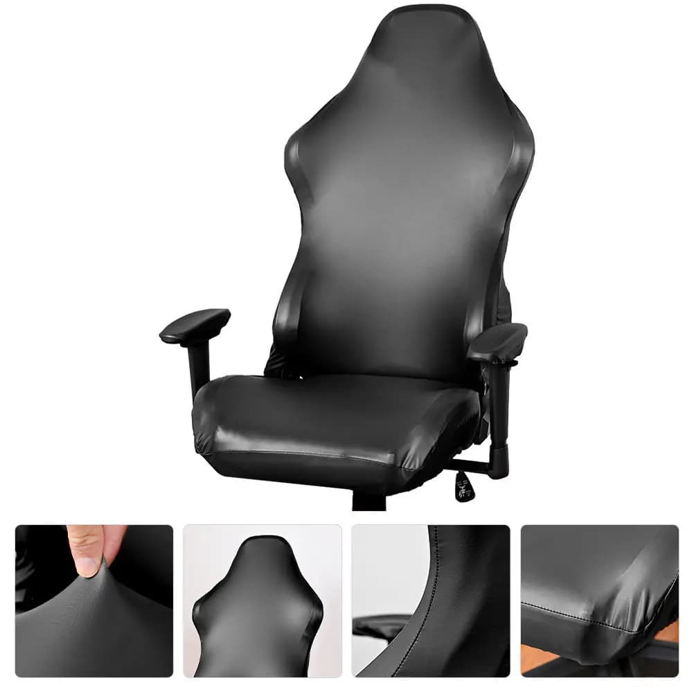 Set di 1 Coprisedia Elasticizzato per Sedia da Gaming, Poltrona da Ufficio, Sedia Girevole, Lavabile ed Elastico