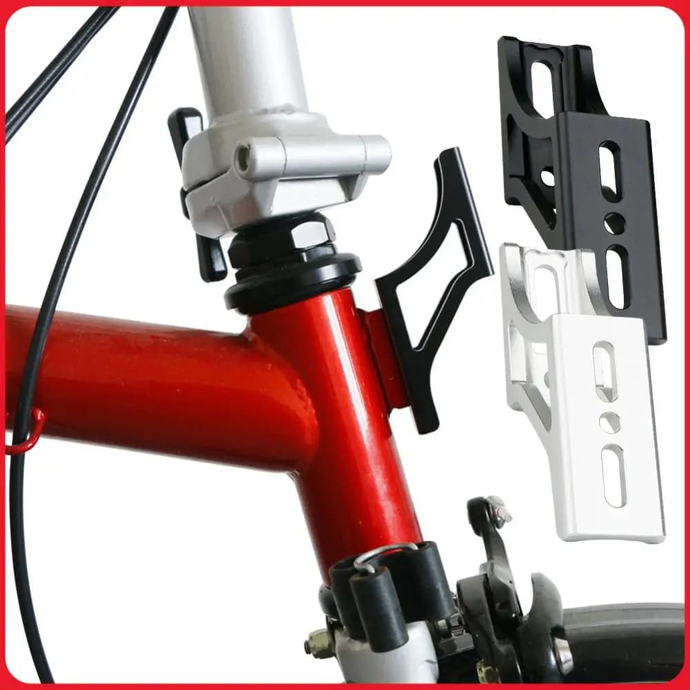 Convertitore Luce a Naso di Maiale Rialzato per Bici Pieghevole DAHON, Adattatore Porta Borsa Bici in Lega di Alluminio Modelli D7 D5 P8 P18