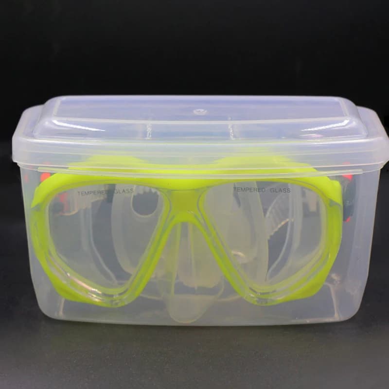 Durable Plastic Dive Mask Cover for Diving Scuba Scuba Snorkeling Glass Case Protective Swimwear
