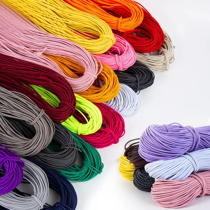 1.0/ 1.2/ 1.5/ 2.0/ 2.5mm Elastic Band Elastic Thread DIY Handmade Beaded For Jewelry Making Sewing Accessories DIY