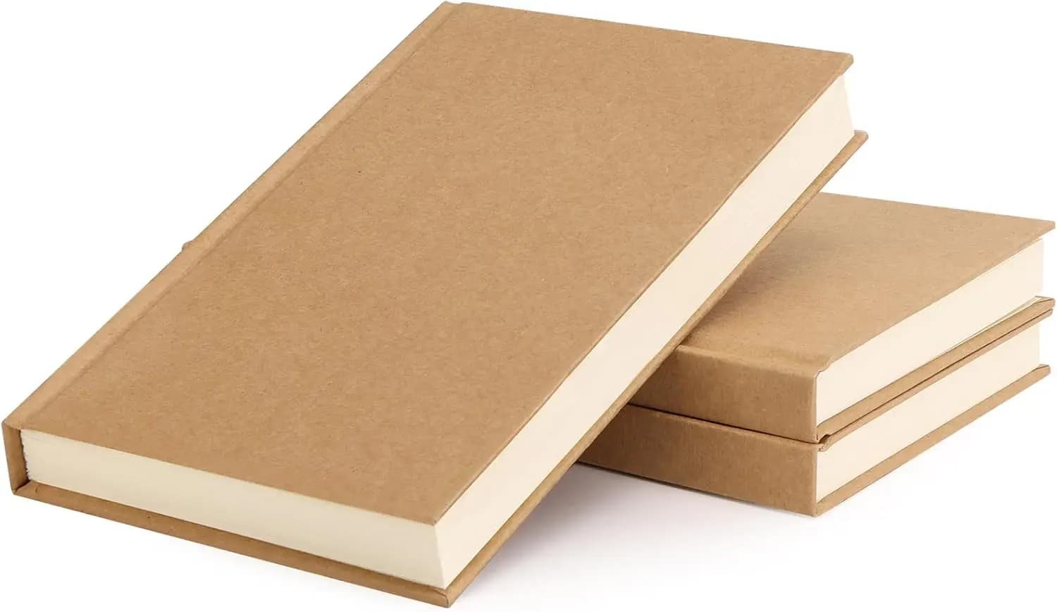 3 Pack Blank Notebook A5 Hardcover Sketchbook 120 Sheets 240 Pages Unlined Journal for Drawing Art Travel Students Office