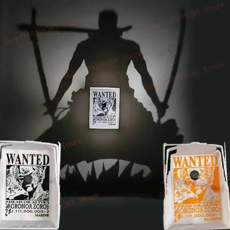 Nuova Lampada da Parete Zoro, Giocattolo Figurativo One Piece, Accessori Anime, Luce Notturna del Ladro Fantasma Kaitou Kiddo, Modellino da Collezione
