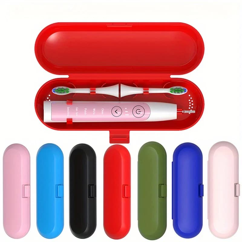 1 scatola universale per spazzolino elettrico, scatola portaoggetti per spazzolino, custodia protettiva portatile per spazzolino elettrico da esterno