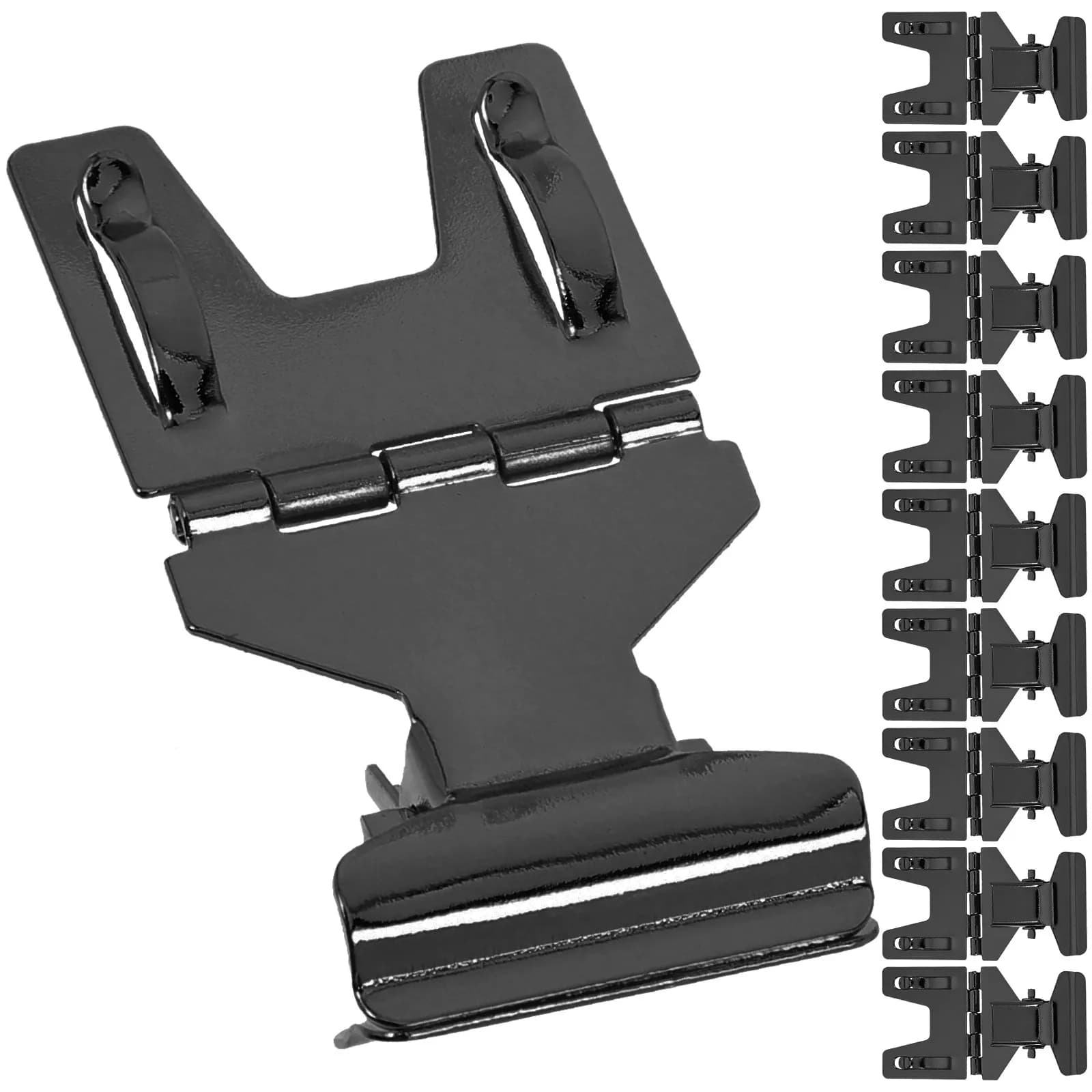10 Pezzi Portaetichette a Clip in Acciaio Inossidabile Premium per Espositori, Cesti, Panetterie e Supermercati
