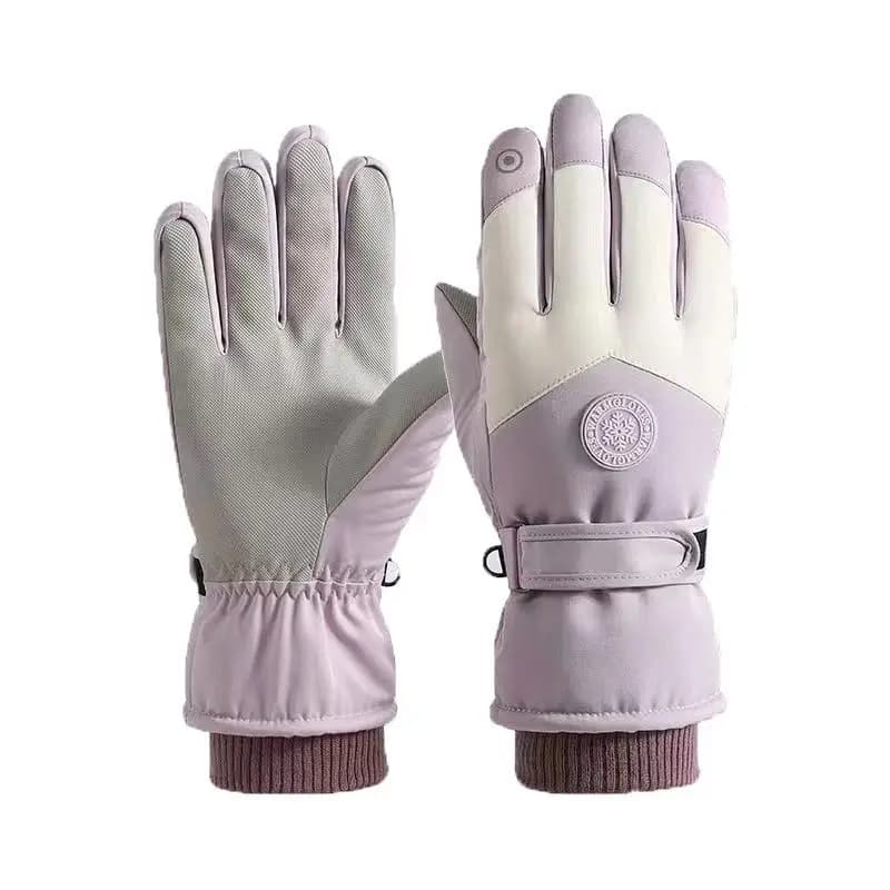 Guanti Sportivi Invernali Unisex Touchscreen Impermeabili per Sci e Moto, Termoisolanti e Antiscivolo per Uomo e Donna