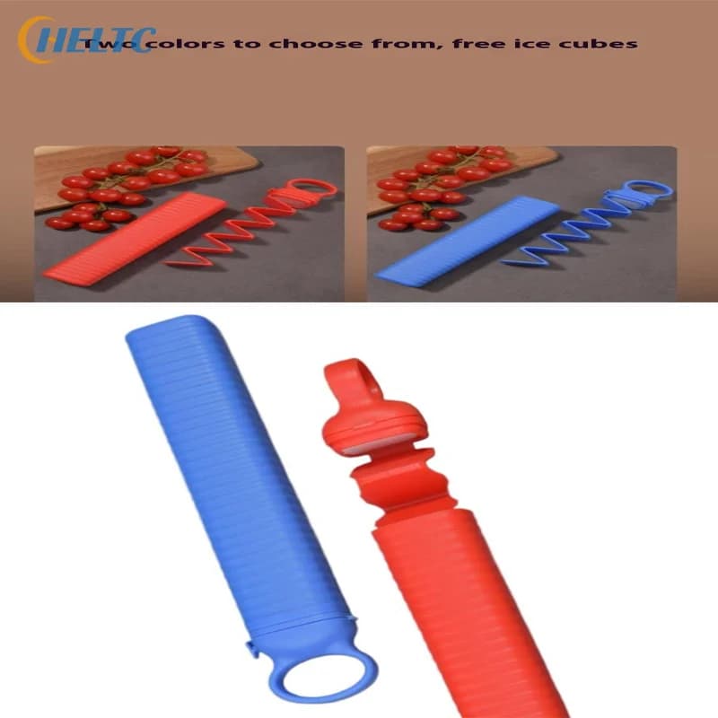 Stampo per cubetti di ghiaccio creativo Barra estraibile 10 Griglia per cubetti di ghiaccio congelati Scatola di ghiaccio in silicone adatta per bar domestici Cucina fatta in casa
