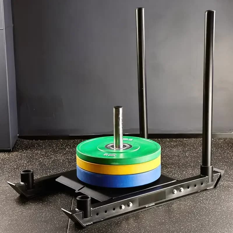 Gym Equipment Pull and Push Electroplate Power Training Sled Power Weight Plate Sled