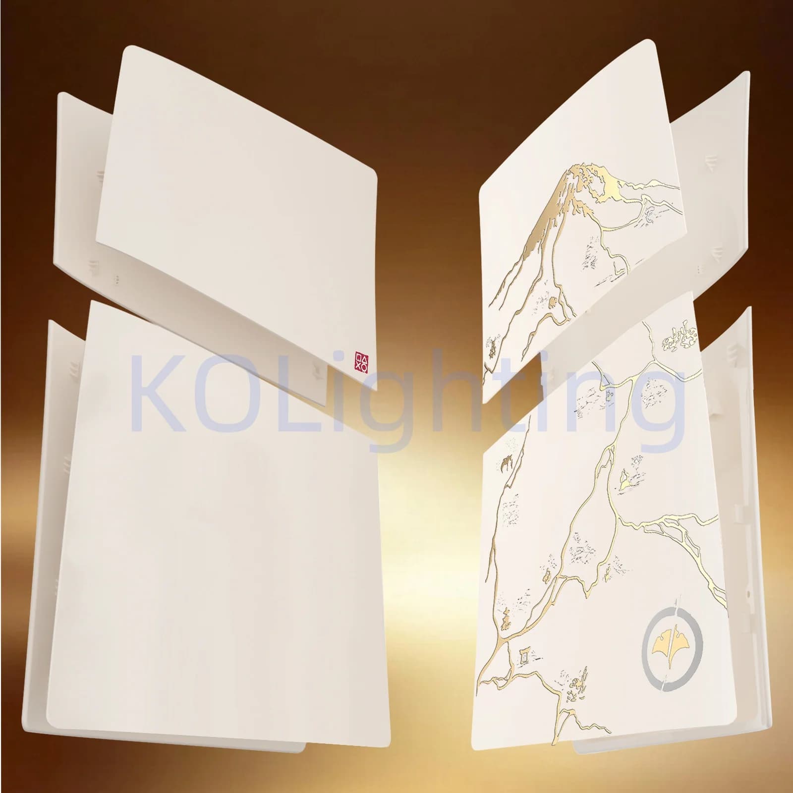 Cover di Ricambio in Plastica Rigida per Console Playstation 5 Pro Model Edizione Digitale, Accessori Yotei