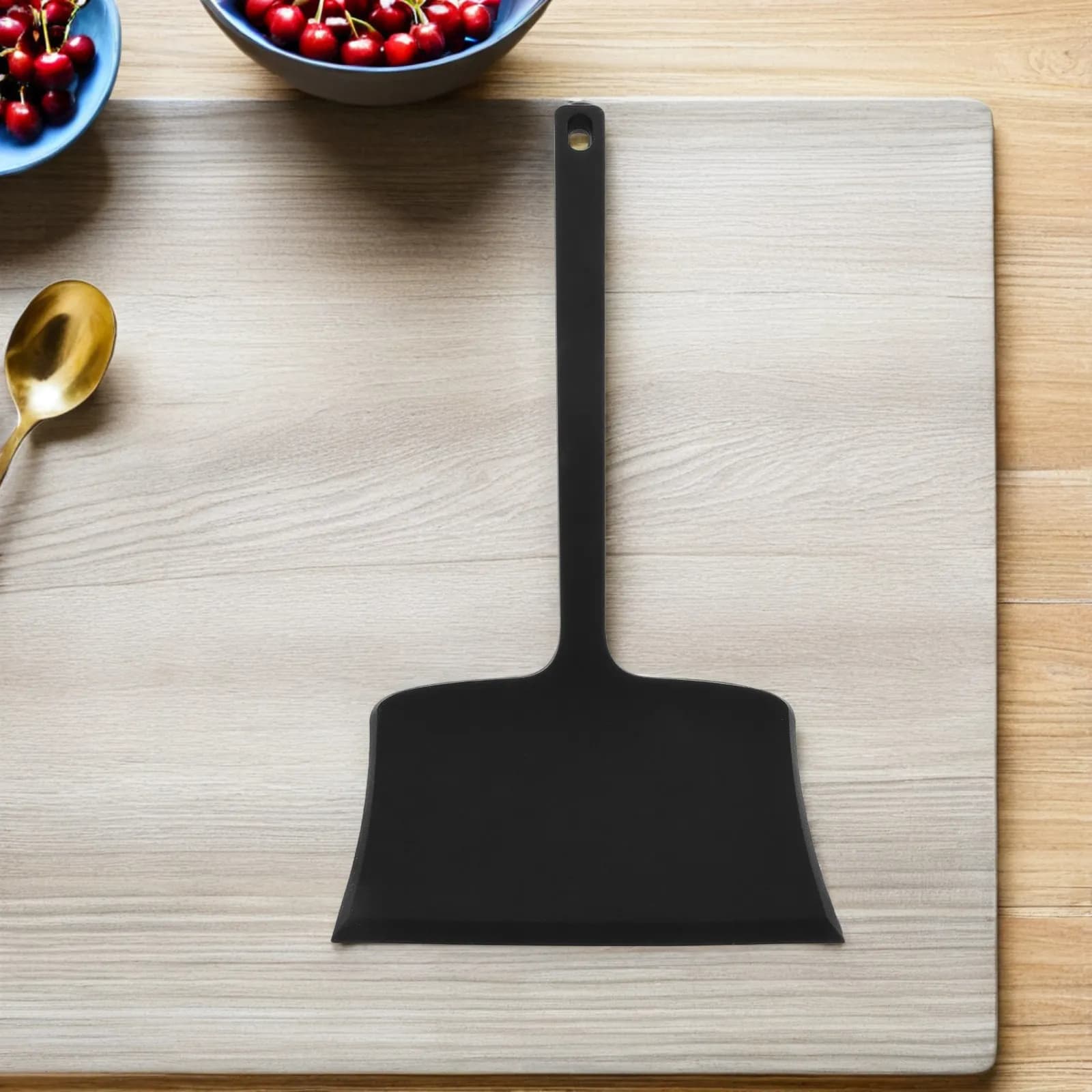2 Pezzi Spatole in Silicone Resistenti al Calore per Pancake, Uova, Pesce, Pizza, Utensili da Cucina Antiaderenti