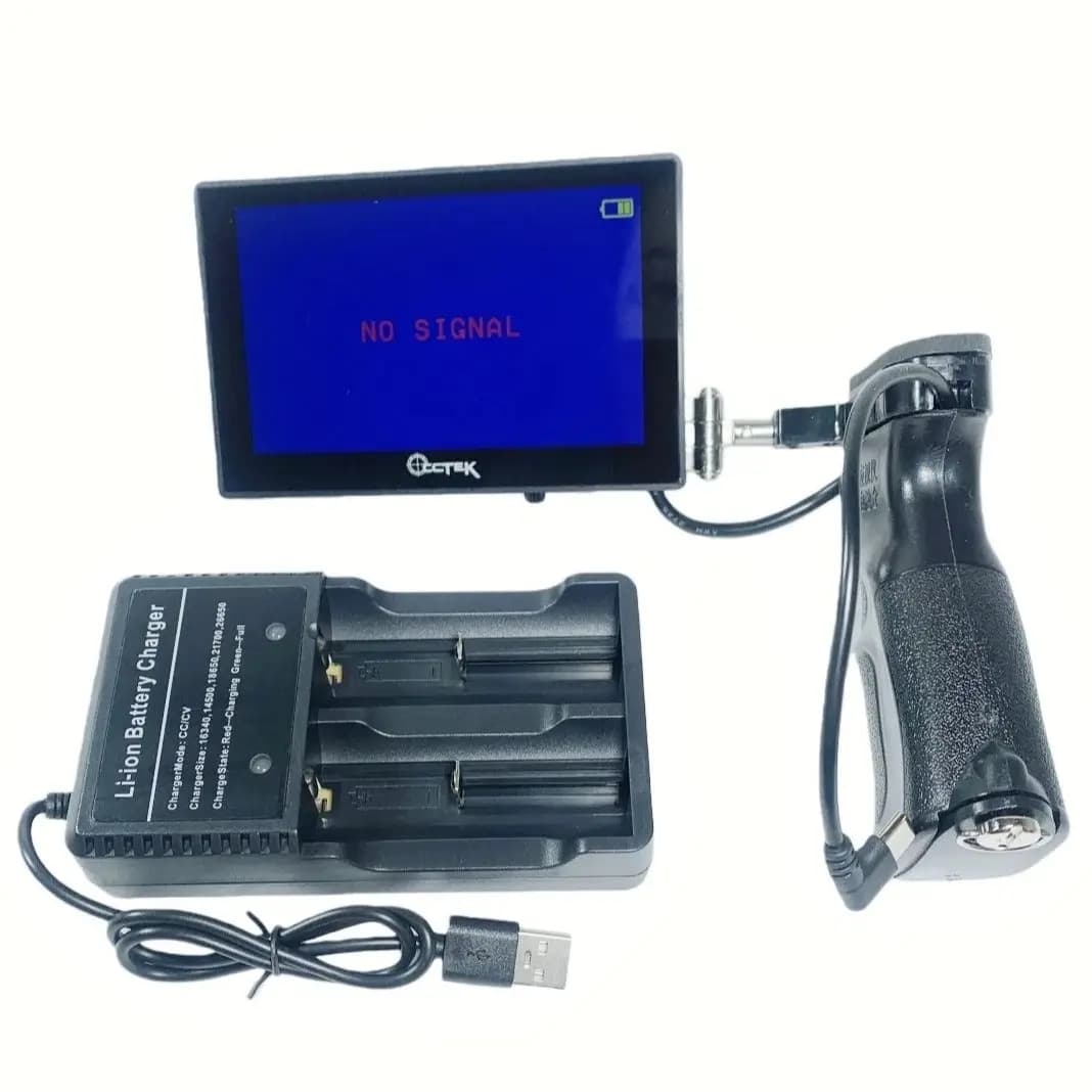 Monocolo Termico con Display LCD, Visore Notturno Impermeabile HD, Monitor Portatile Senza Occhiali per Iray IL19 IH25