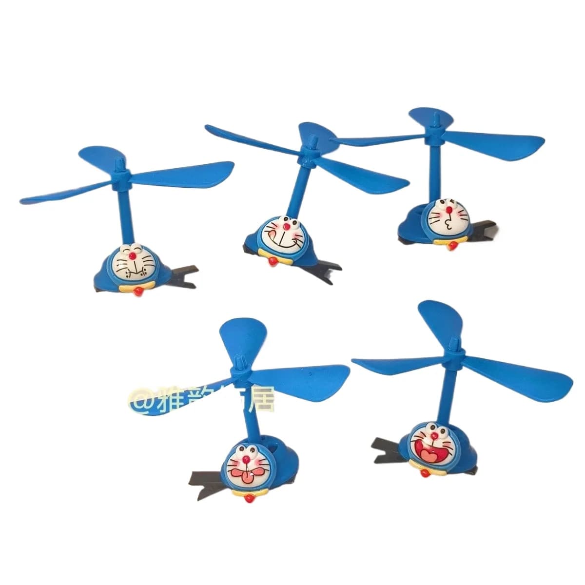 Doraemon Rotating Windmill Hair Clip Funny Bamboo Dragonfly Hairpin Cute Fun Headwear Hair Accessory Gift