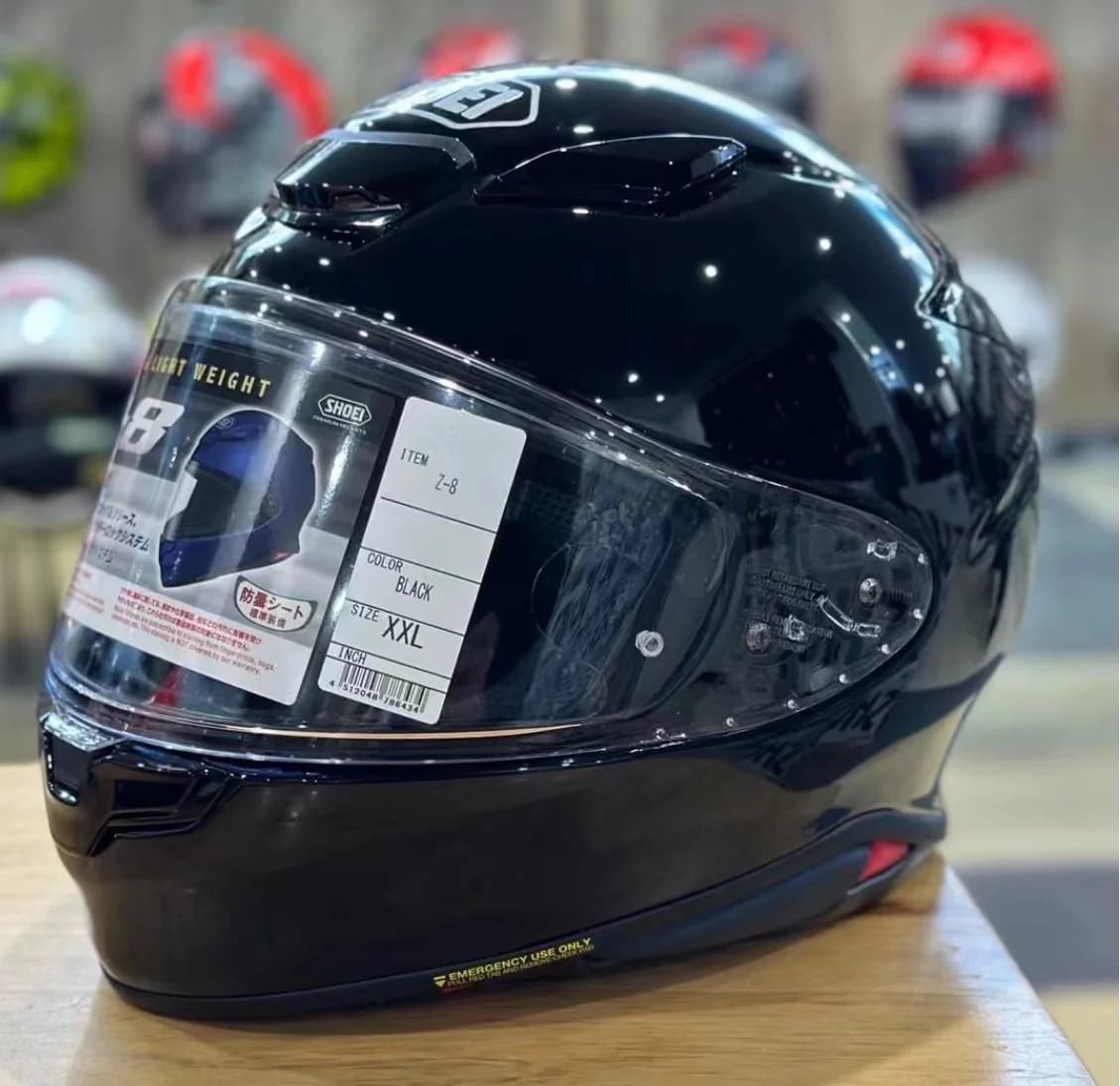 Casco moto integrale i Z8 Z-8 NXR2 nero lucido Equitazione Motocross Racing Casco moto Casco De Motocicleta