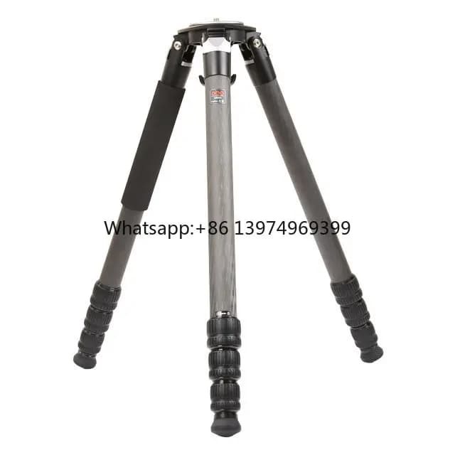 OBO Carbon Fiber Foldable Tripod with Twist Lock Waterproof & Shockproof 50KG Load Capacity for DSLR & Video Cameras