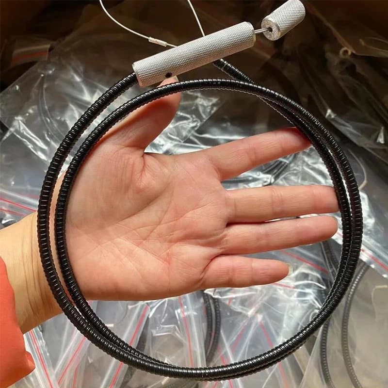 Tool to open automatic door Pull rope Tool for blacksmith Snake shape soft tail 1M