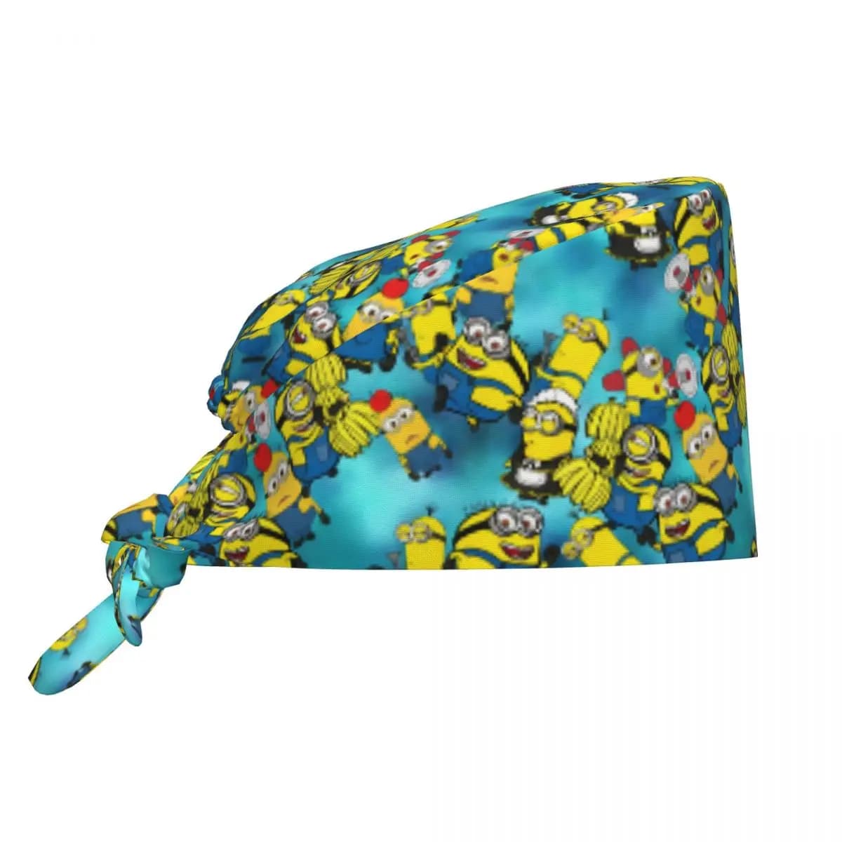 Cappello Chirurgico Personalizzato con Stampa Fumetto Uomo Giallo Banana, Berretto da Sala Operatoria Anime per Uomini e Donne, Cappello da Infermiere, Cappello da Laboratorio