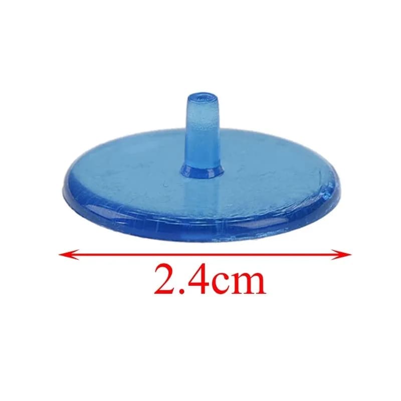 100pcs Transparent Plastic Golf Ball mark Position Markers Assorted Color Diameter 24mm Golf Ball Maker Base Accessories