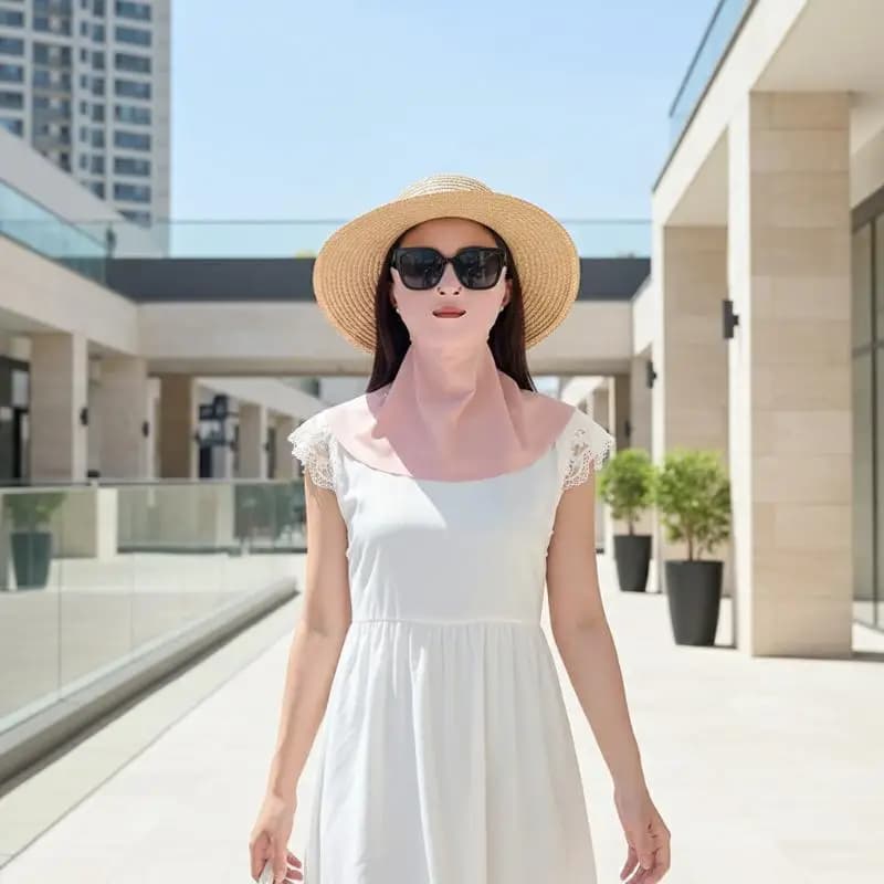 Outdoor Sports Running Face Guard Mask Ear-Hanging Open Mouth Nose Breathable Sun Protection Mask Anti-UV Riding Face Mask
