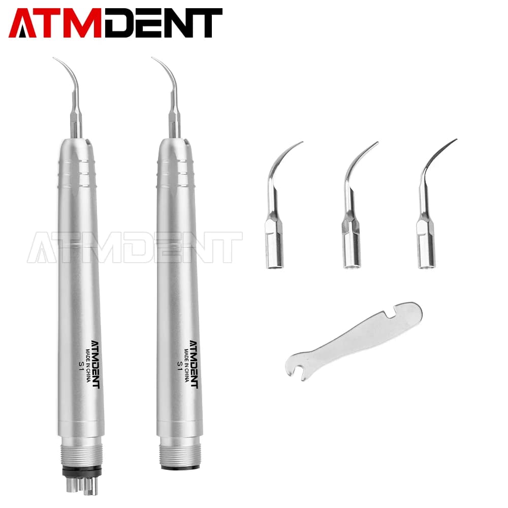 2-hole Dental Ultrasound Manipulator/4 Holes 3 Tips Detergent Air Scale Polishing Tools for Teeth Whitening