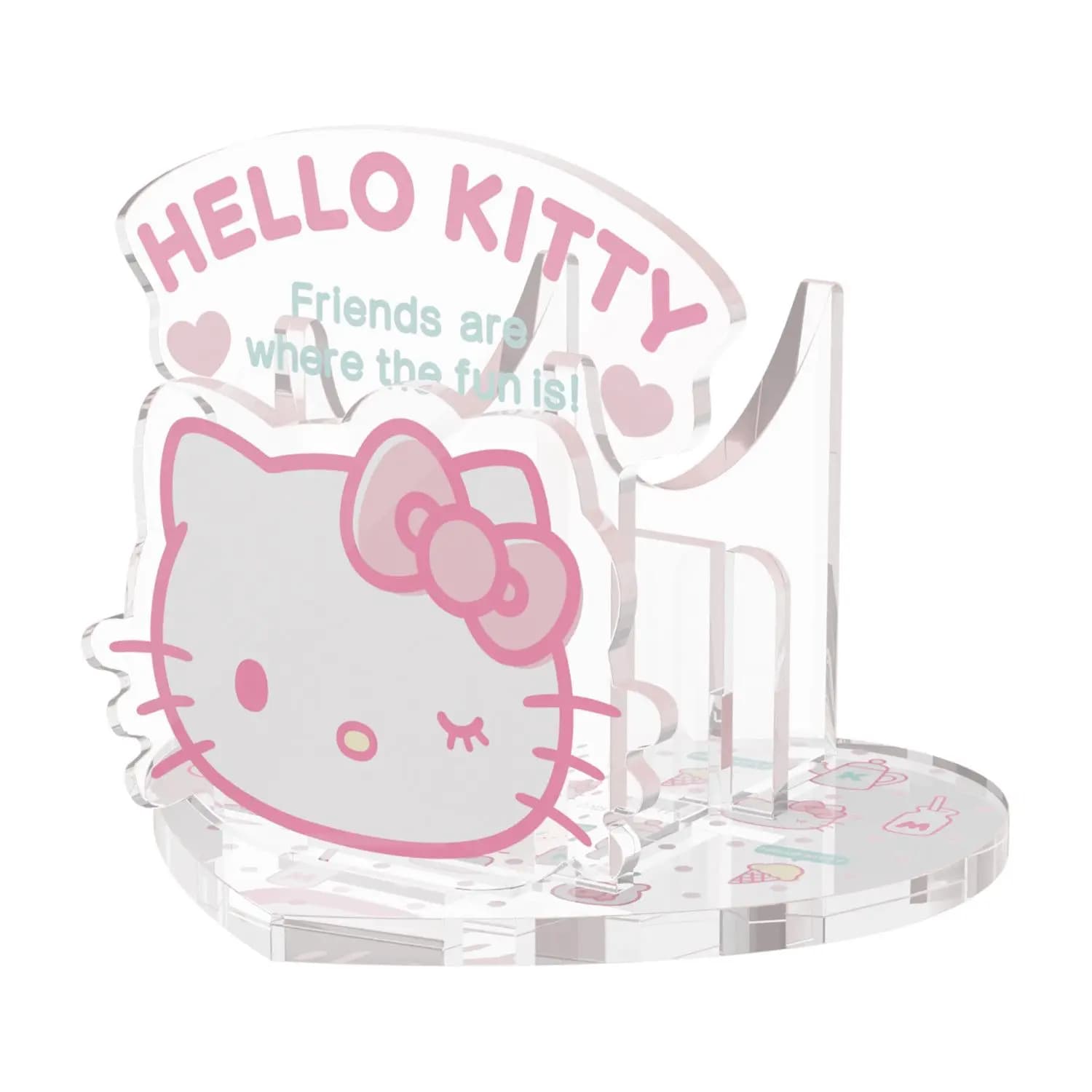 Supporto per Controller di Gioco in Acrilico Anime Sanrio Hello Kitty, Carino Espositore per Ragazze, Compatibile con PS5 Xbox NS Pro 2, Kit di Montaggio Nuovo