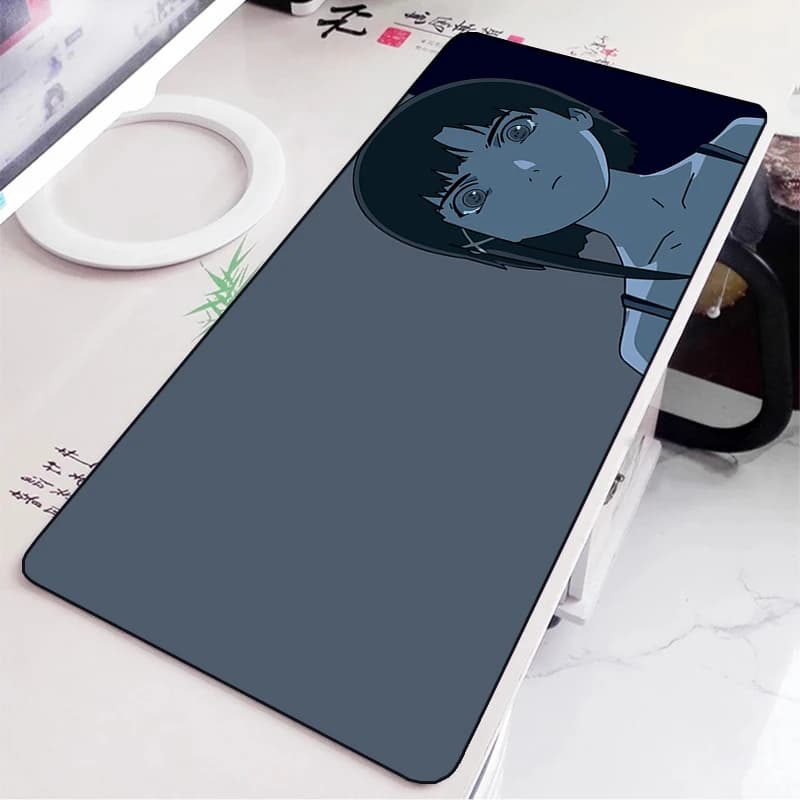 Tappetino per mouse da gioco Cartoon Lain Tappetino per tastiera Tappetino per mouse Tappetino per mouse Gamer Protezione per scrivania Accessori per PC Anime Kawaii Cute Mause Pad
