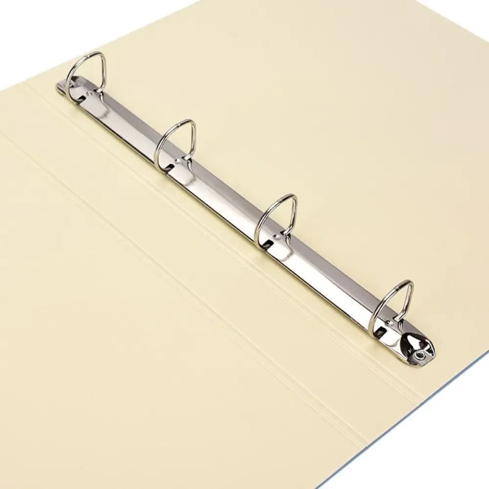 New PP A4 File Folders 4 Hole D-Shaped Binder Binder Folders Waterproof Ring Binder Folder Office