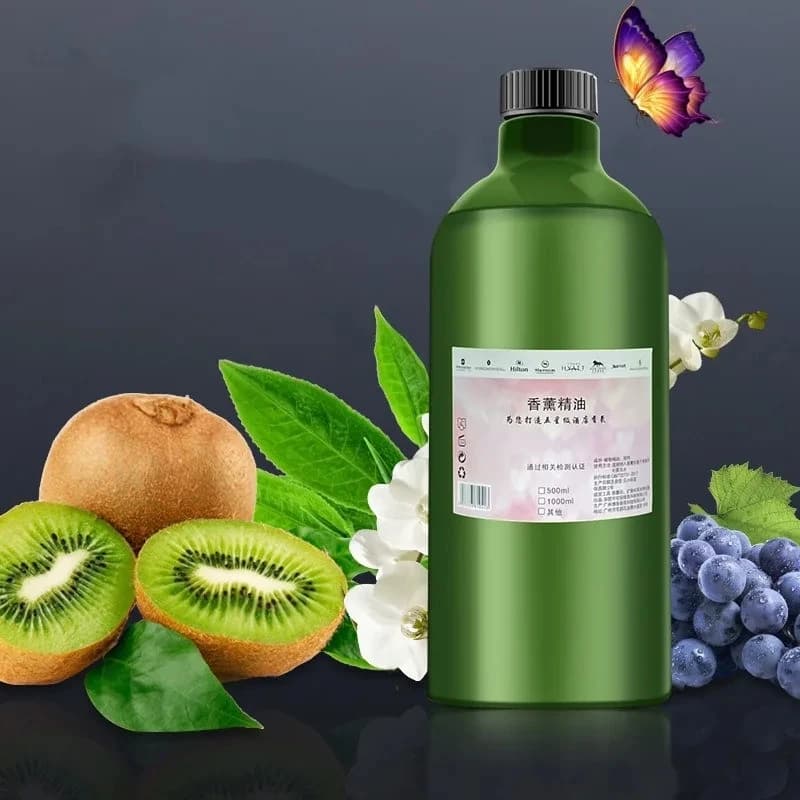 Macchina per aromaterapia da hotel da 1000 ml e liquido di ricarica per diffusore a bastoncini per la casa, olio aromatico Jasmine/Shangri-La/Hilton per umidificatore