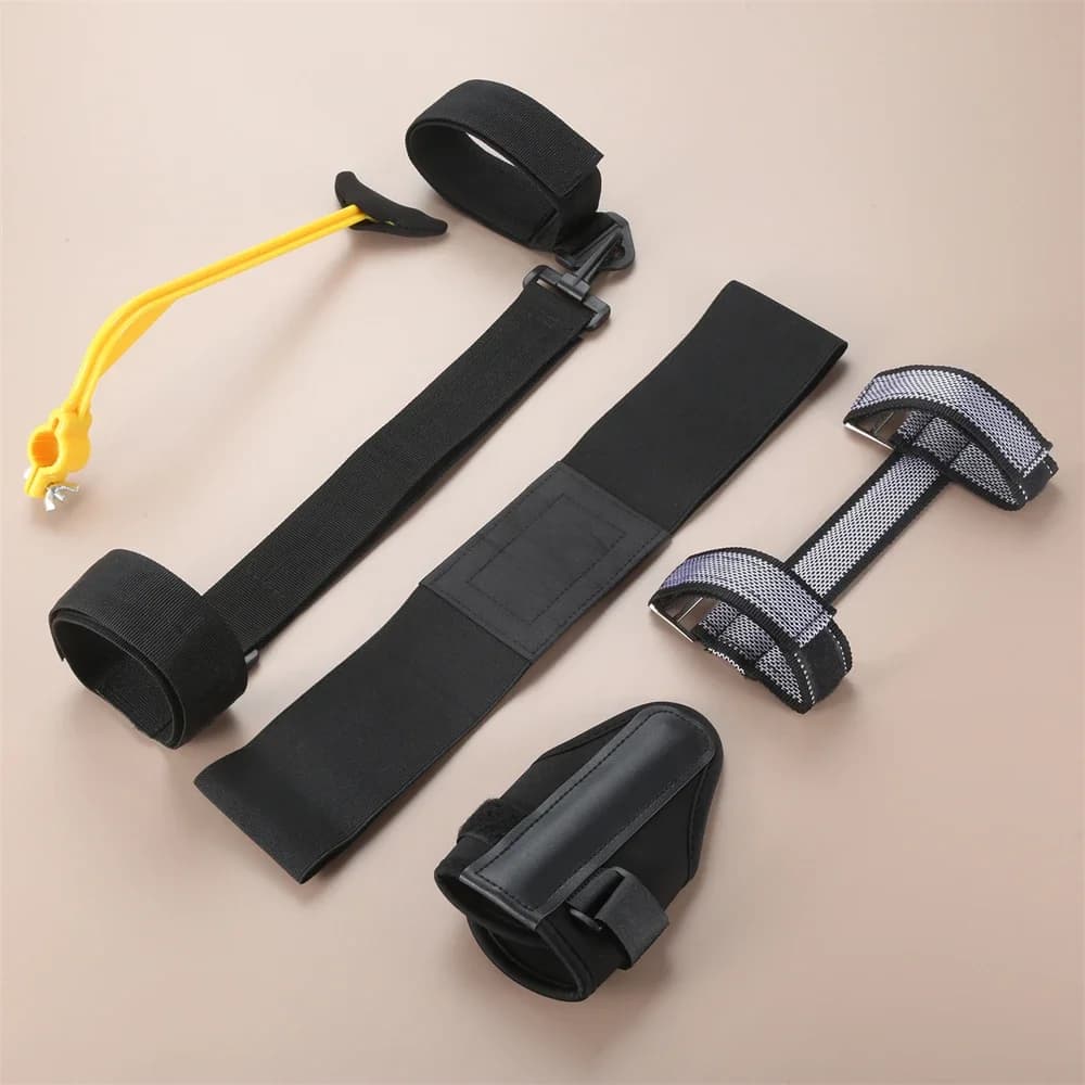1 Set Golf Swing Practice Training Aids Combo Fascia da braccio Correzione del gomito Cerniera da polso Trainer Polso Brace Band Leg Rod Corrector