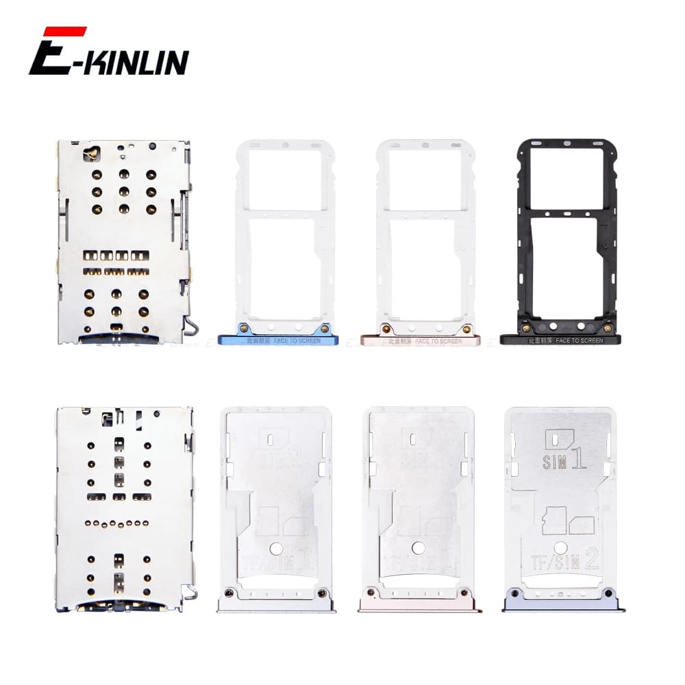Lettore di vassoi per slot per supporto per presa per scheda Micro SD Sim per parti di ricambio per connettore contenitore adattatore XiaoMi Mi Max 3 2