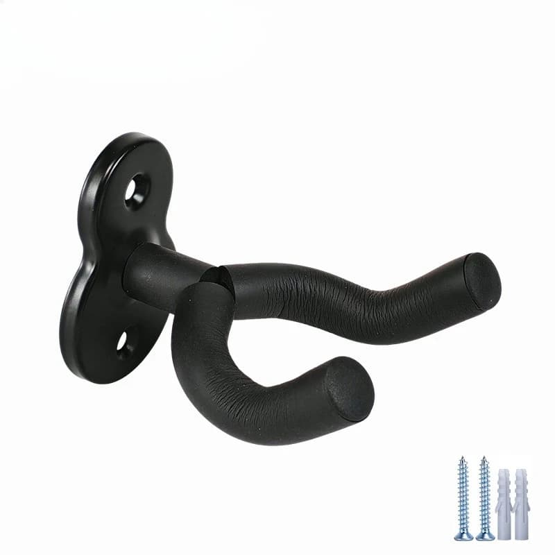 Heavy Duty Metal Guitar Wall Hanger Universal Wall Mount Holder Acoustic Electric Guitar Ukulele Gourd Instrument Storage Rack