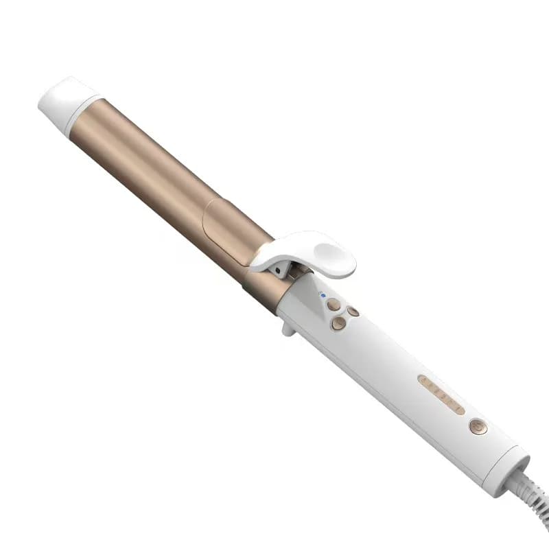 Ferro Arricciacapelli a Riscaldamento Rapido con 5 Temperature, Controllo di Sicurezza e Display LED della Temperatura per Casa, Hotel, Camper 25mm/32mm