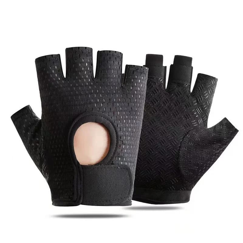 Guanti da Fitness Traspiranti e Antiscivolo per Donne, Guanti da Palestra Mezze Dita Perfetti per Ciclismo, Sollevamento Pesi, Yoga ed Esercizi