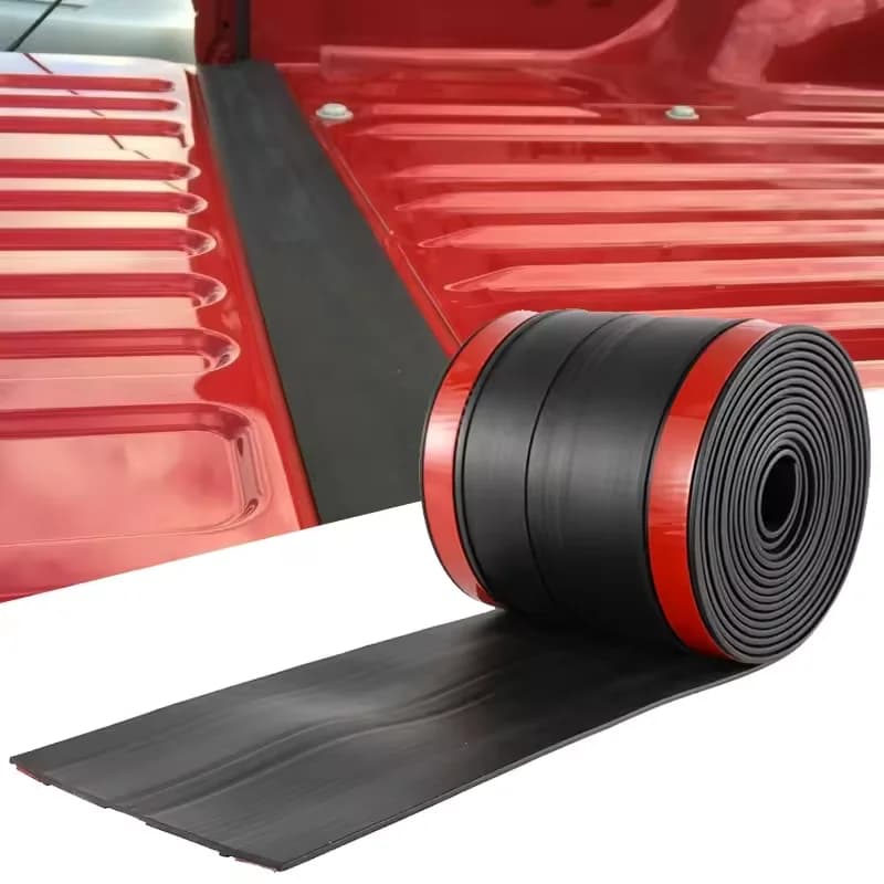 67x4 inch Rubber Pickup Truck Bed Tailgate Gap Cover Multi-functional Filler Seal Shield Cap Tail Gate Trunk Gap Sealing Strip