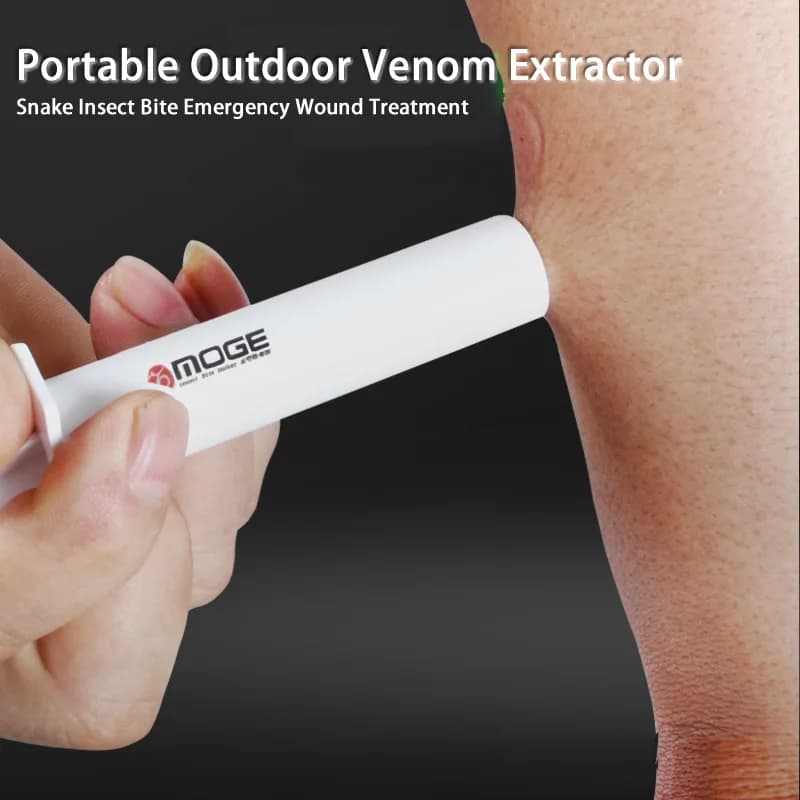 Mini portatile esterno vuoto veleno estrattore ape puntura di insetti puntura kit di trattamento delle ferite di emergenza per campo all'aperto kit di pronto soccorso