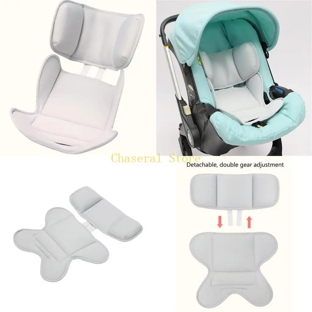 E7CE Fodere per seggiolini auto per bambini Passeggino Cuscino per sedili Tappetini per sedili sicurezza Tappetino per per
