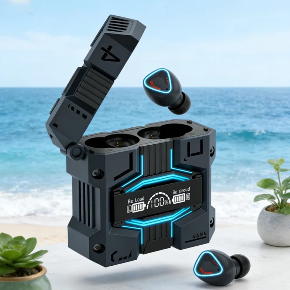 Auricolari Bluetooth TWS 5.3 Auricolare Bluetooth wireless Cuffie con cancellazione del rumore con microfono Cuffie per smartphone