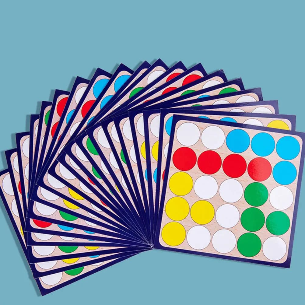 Set di 1 Gioco di Perline Rotolanti in Legno per Bambini, Gioco Creativo con le Dita, Sviluppa l'Osservazione e l'Apprendimento, Educativo Interattivo