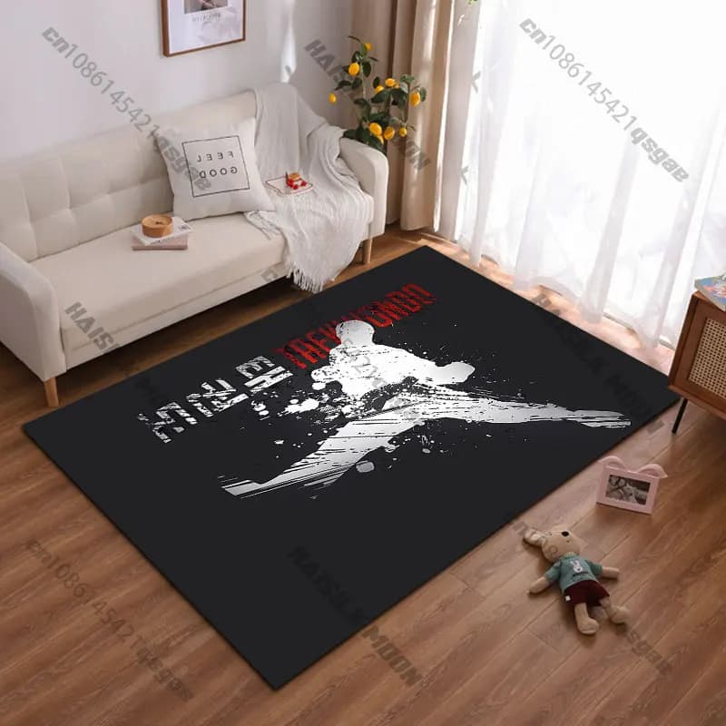 Tappeto dinamico per arti marziali, yoga, decorazione per soggiorno, tappetino per bambini, zerbino, tappeto decorativo