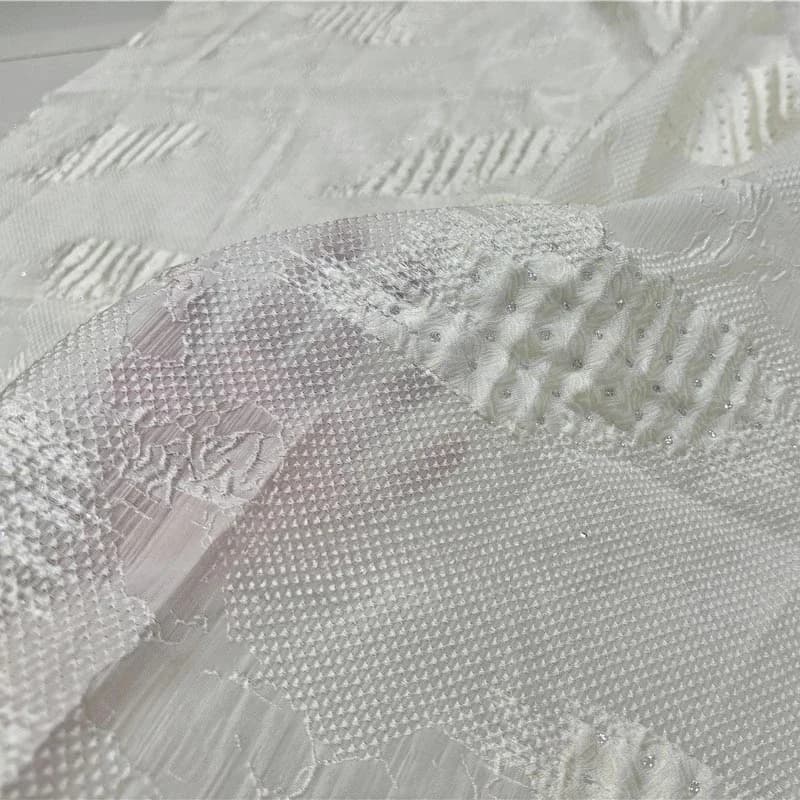 Tessuti jacquard a colori in rilievo tridimensionale floreale sottile Primavera ed estate Gonna Giacca Abbigliamento Tessuto Tessuto in broccato