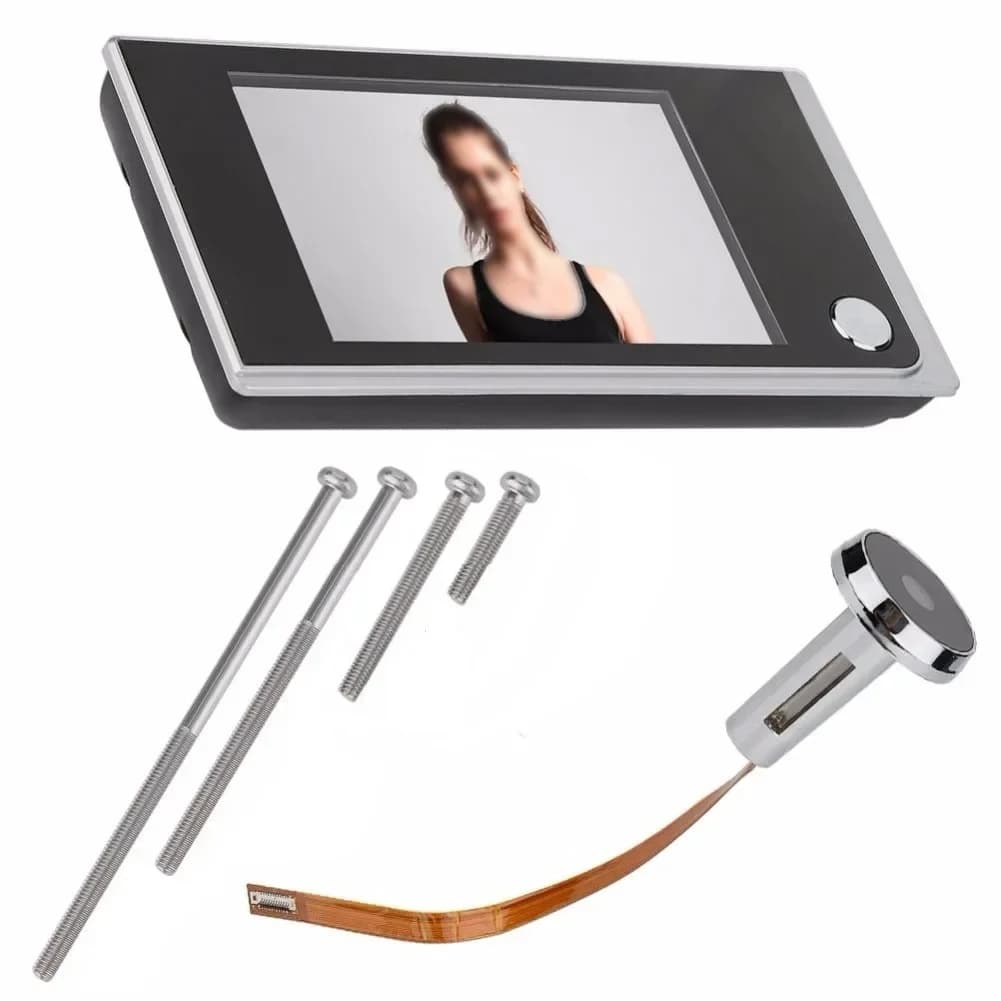 Spioncino digitale Telecamera Campanello Telecamera wireless Spioncino elettronico Campanello 3,5 in 720HD Schermo HD grandangolare Sicurezza domestica