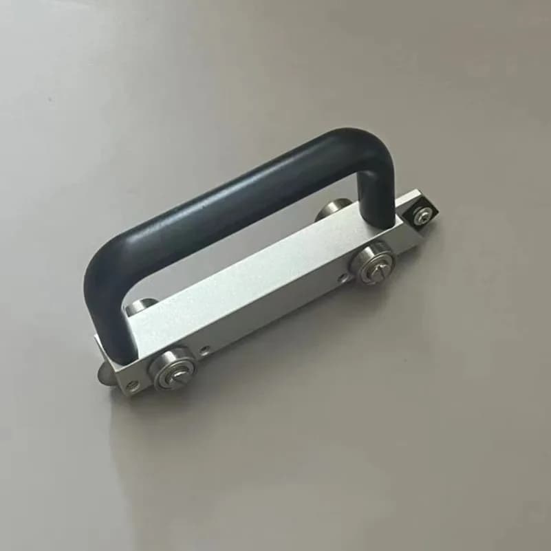Manual Slotting Knife Vinyl Floor Groover Construction Tools Two-Way Wheeled Groove Cutter for PVC Plastic Roll Sports Floor